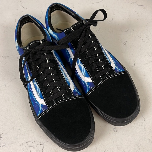 Vans Old Skool 'Lightning - Blue Men’s Size 11.5 - Picture 12 of 16